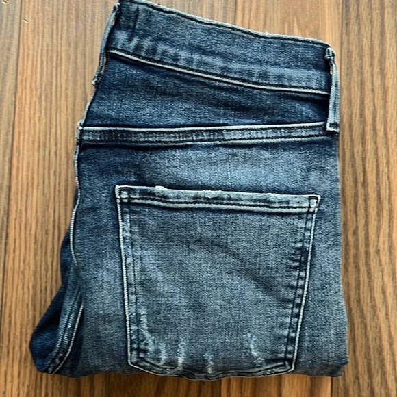 Agolde Sophie High Rise Skinny Distressed Cropped Jeans - Size 27 - Picture 6 of 9